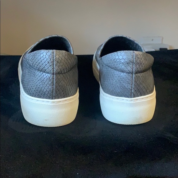 J/Slides dark grey croc Ariana slides - Picture 4 of 6